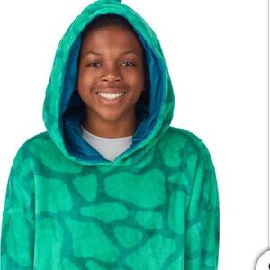 Kids Green Hooded Top